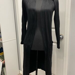 Premise Black Open-Front Cardigan